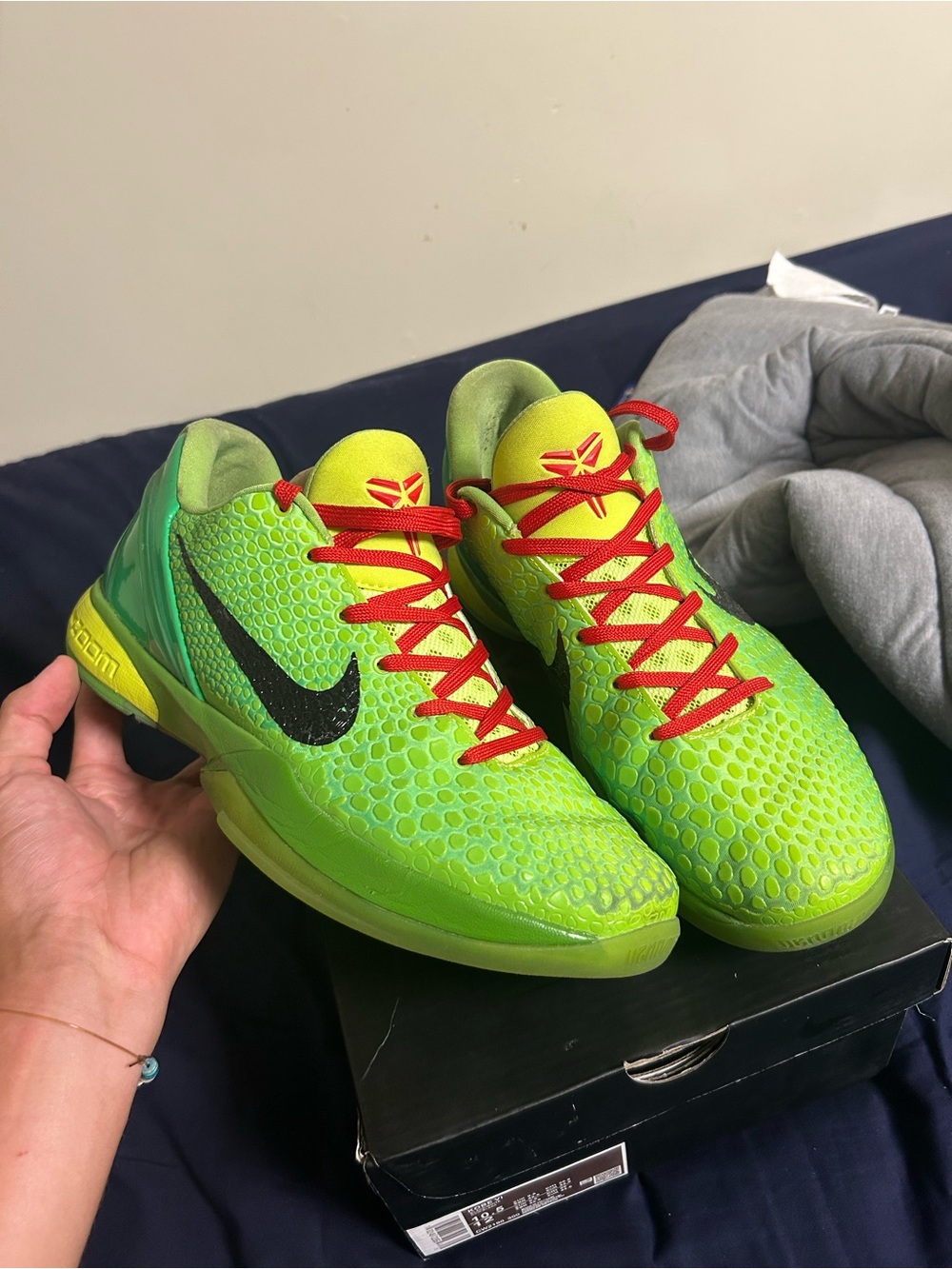Basketball Sneakers with Red Laces